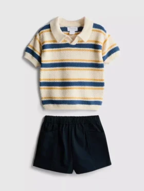 0–12 kk | neulottu shortssetti