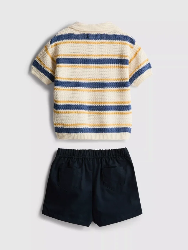 0–12 kk | neulottu shortssetti