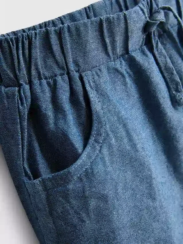 0–12 kk | raidallinen neulottu poolopaita ja shortsit