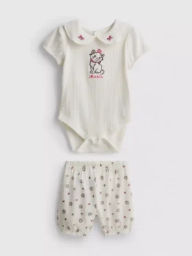 0–18 kk | Disneyn Aristokissat -sarjan Marie-bodysuit ja bloomerit -vastasyntyneiden Seti