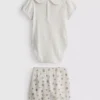 0–18 kk | Disneyn Aristokissat -sarjan Marie-bodysuit ja bloomerit -vastasyntyneiden Seti