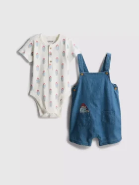 0–18 kk | Paddington-karhu-bodysuit ja haalari -vastasyntyneiden setti