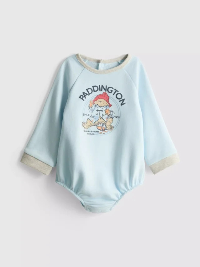 0–18 kk | Paddington-karhu-pitkähihainen vastasyntyneen body