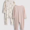 0–24 kk | 2 kpl:n pakkaus Disneyn Bambi-vetoketjullinen body