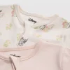 0–24 kk | 2 kpl:n pakkaus Disneyn Bambi-vetoketjullinen body