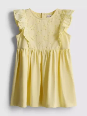 0–36 kk | broderie anglaise -smock-mekko