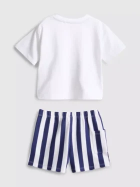 0–36 kk | Disneyn Donald Duck -paita ja Shortsit