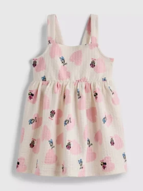 0–36 kk | Disneyn Minnie Mouse ja Daisy Duck -kuvioinen smock-meko