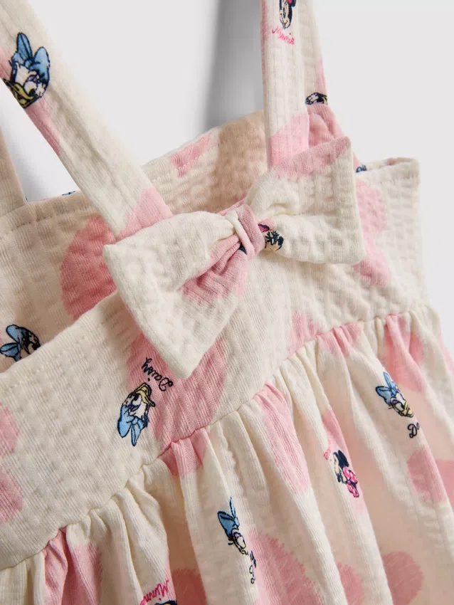 0–36 kk | Disneyn Minnie Mouse ja Daisy Duck -kuvioinen smock-meko