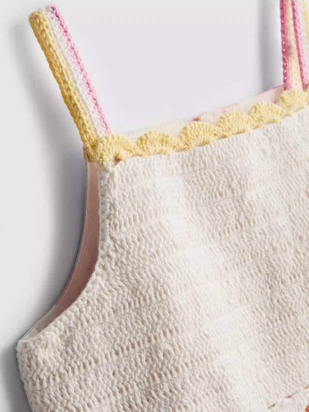 0–36 kk | virkattu cami-mekko