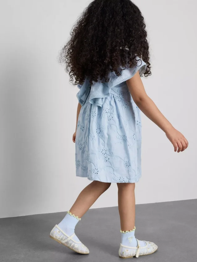1,5–12 v. | The Edit -kukkakirjailtu smock-mekko