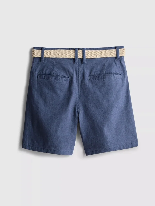 1,5–12 v. | The Edit -linen-sekoitteiset vyölliset chino-shortsit