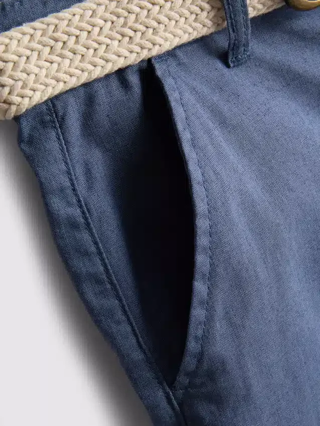 1,5–12 v. | The Edit -linen-sekoitteiset vyölliset chino-shortsit