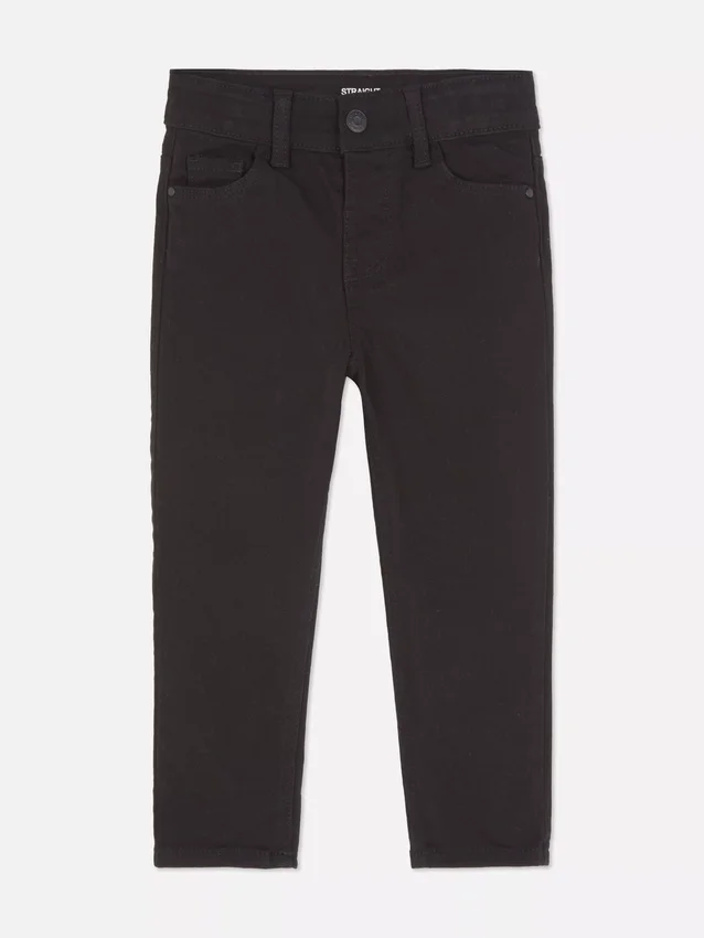 1,5–7 v. | twill-kankaasta valmistetut suorat housut