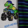 1,5–8 v. | fleece-pyjamat, jossa on dinosauruskuvio