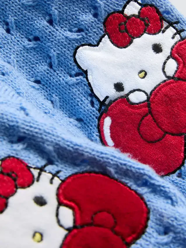 1,5–8 v. | Hello Kitty -kauluspaita, lyhythihainen neuletakki