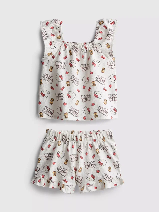 1,5–8 v. | Hello Kitty -pusero ja Shortsit