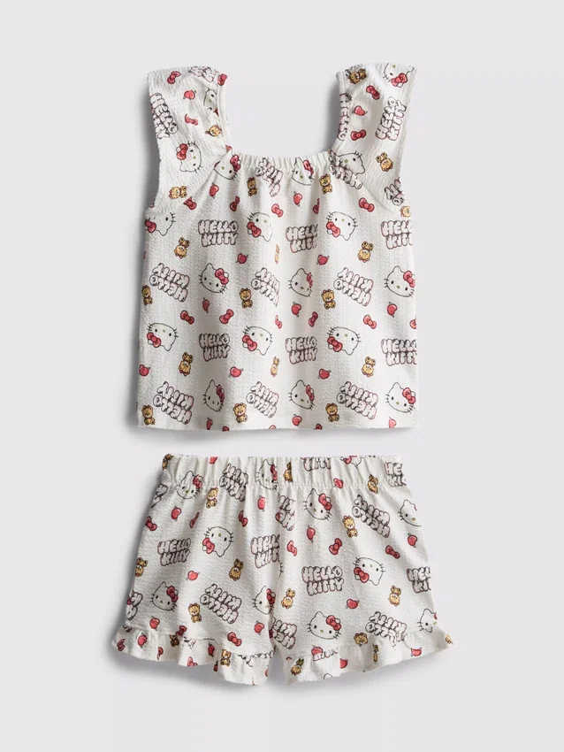 1,5–8 v. | Hello Kitty -pusero ja Shortsit