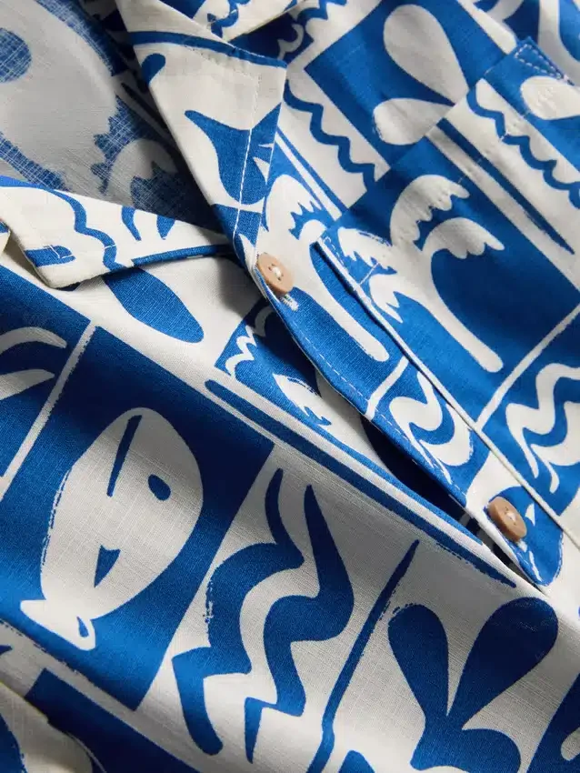 1,5–8 v. | slub-puuvillainen kauluspaita ja shortsit