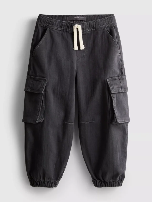 1,5–8 v. | twill-kangasta olevat cargo-housut