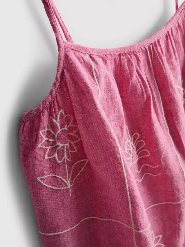 1,5–9 v. | brodeerattu chambray-cami-mekko