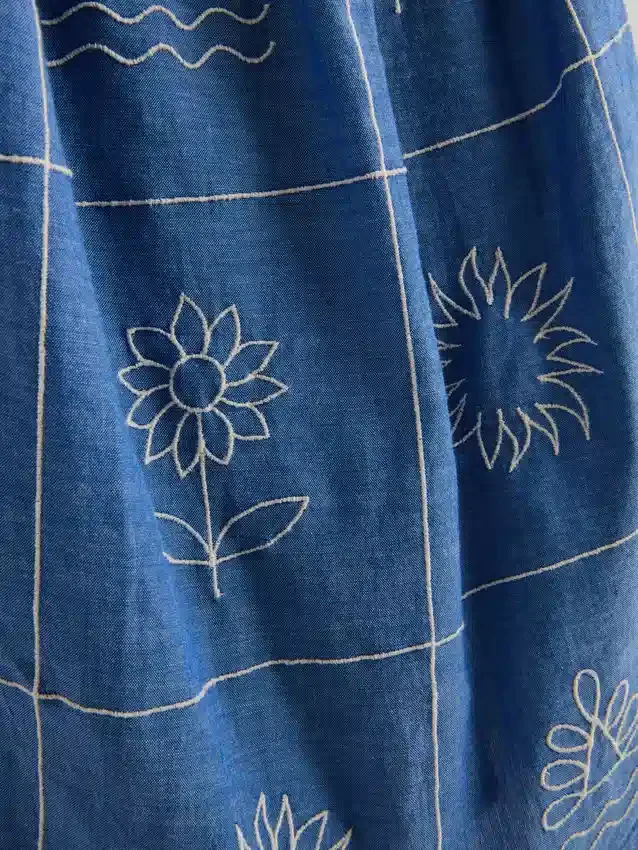 1,5–9 v. | brodeerattu chambray-cami-mekko