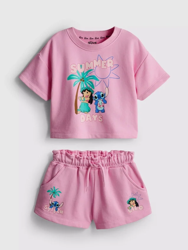 1,5–9 v. | Disneyn Stitch-T-paita ja Shortsit
