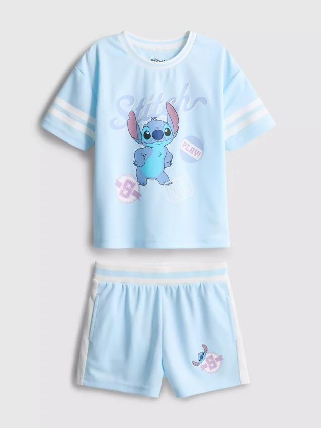 1,5–9 v. | Disneyn Stitch-T-paita ja Shortsit