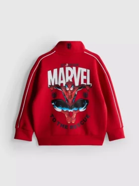 1,5–9 v. | Marvel Spider-Man -vetoketjullinen suppilokaulainen pusero