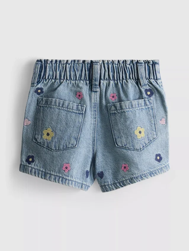 1,5–9 v. | paperbag-malliset denimshortsit