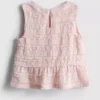 1,5–9 v. | peplum-mallinen hihaton pusero