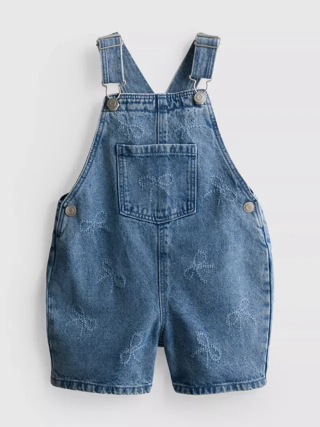1,5–9 v. | rusettikoristeiset denim-haalarit