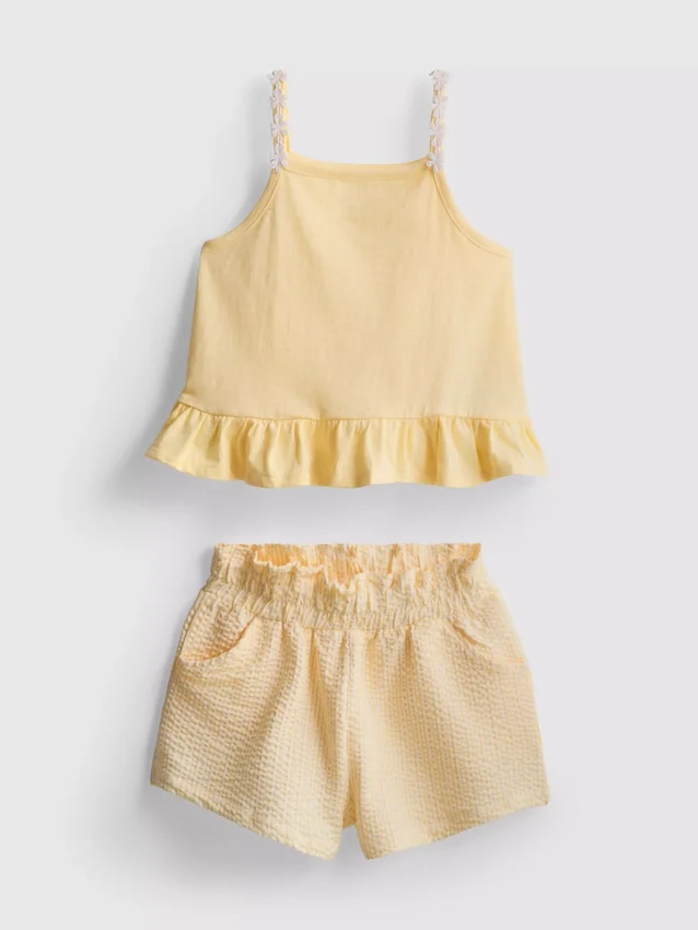 1–9 v. | peplum-paita ja shortsit