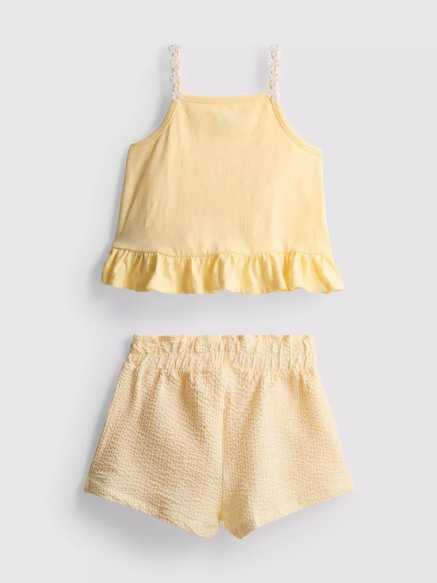 1–9 v. | peplum-paita ja shortsit