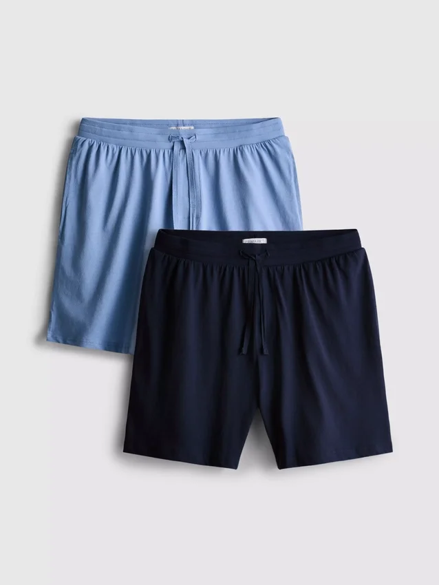 2 kpl kiristysnauhallisia pyjamat-shortsit