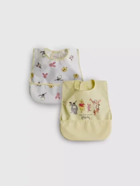 2 kpl:n pakkaus Disneyn Nalle Puh -kääreruokalappuja