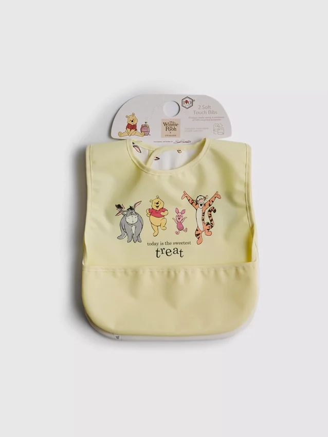 2 kpl:n pakkaus Disneyn Nalle Puh -kääreruokalappuja
