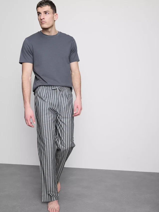 2-pakkaus popliinisia pyjamat-housuja