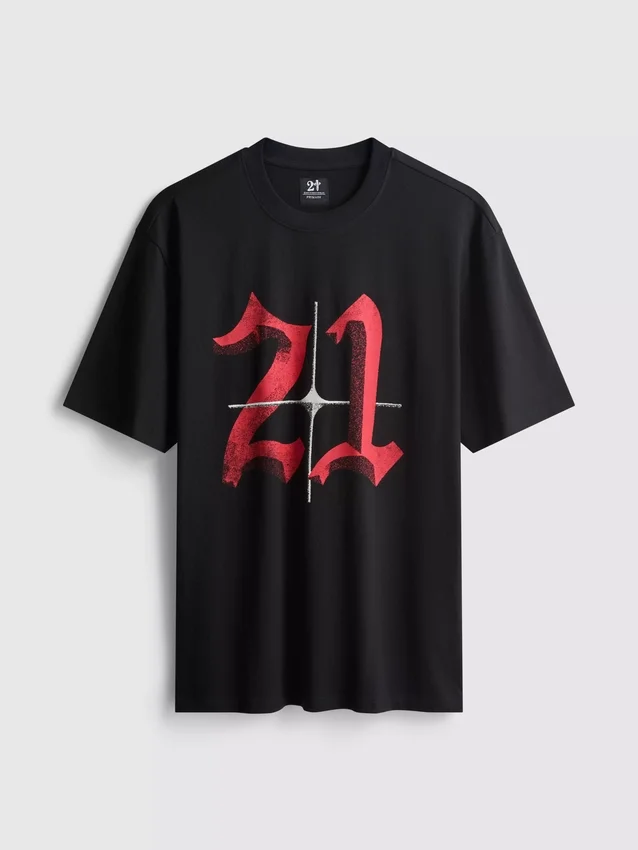 21 Savage -lyhythihainen t-paita