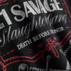 21 Savage -lyhythihainen t-paita