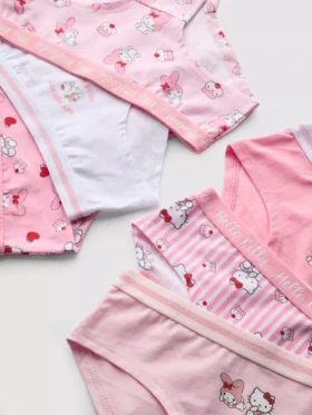 3–15 v. | 6 kpl Hello Kitty -hipster-alusvaatteita