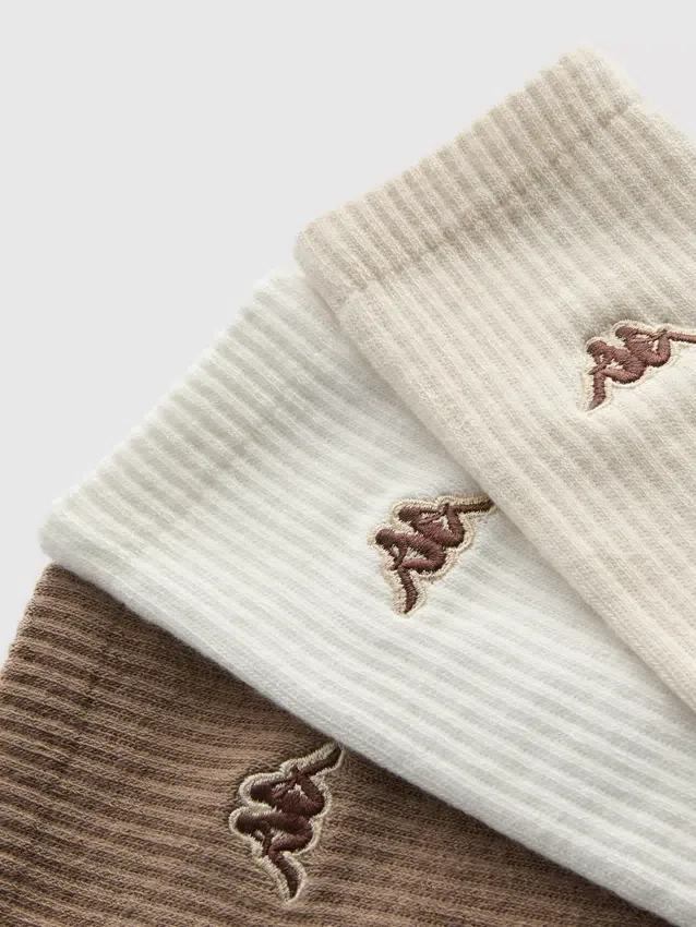 3 kpl Kappa x Primark -urheilusukat