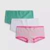 3 kpl pointelle-mallisia mini-pojashortseja