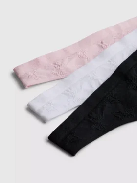 3 kpl saumattomia jacquard-stringejä