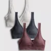 3 kpl saumattomia V-kaula-braletteja
