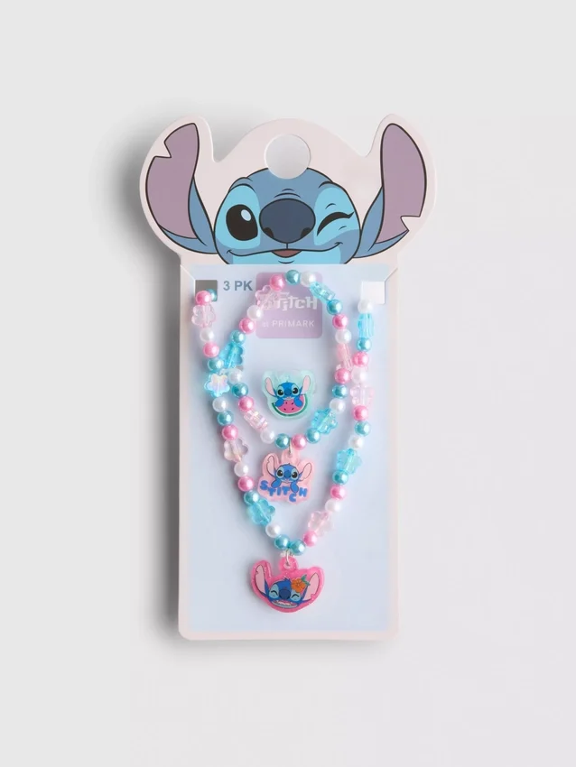 3-osainen Disneyn Stitch-korut-seti