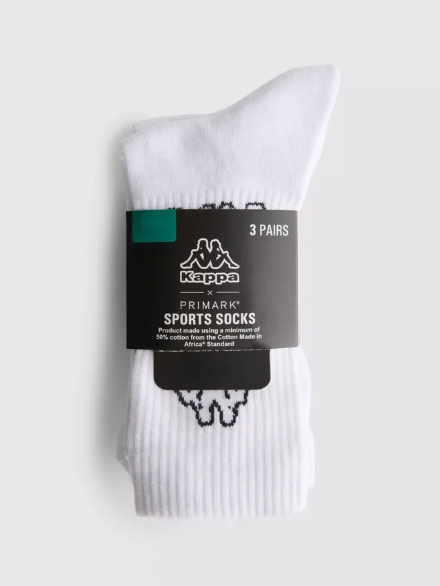3-pakkaus Kappa x Primark -urheilusukat