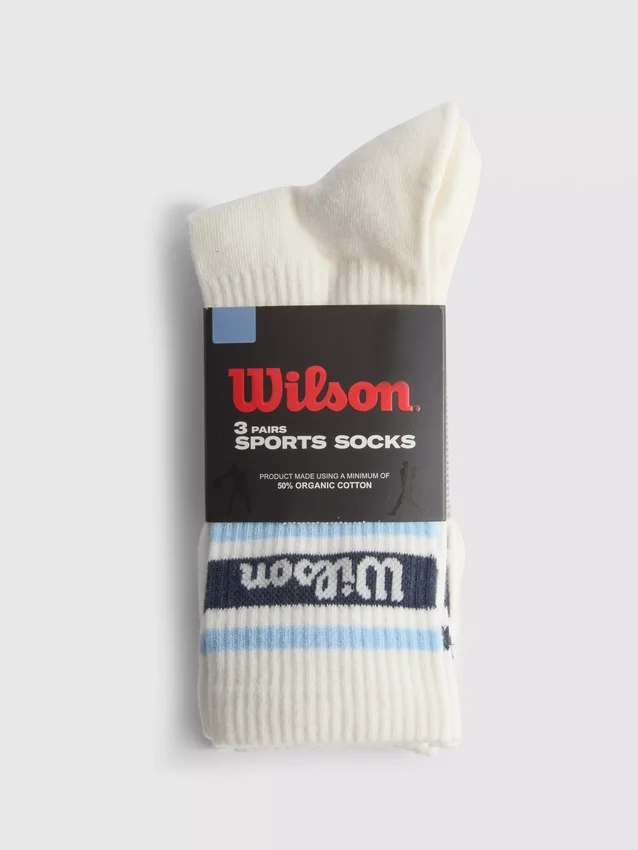 3-pakkaus Wilson-urheilusukat