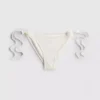 3D-kukkakuvioiset, sivulta solmittavat bikinialushousut