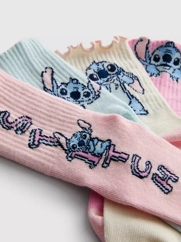 4-pakkaus Disneyn Stitch-nilkkasukat